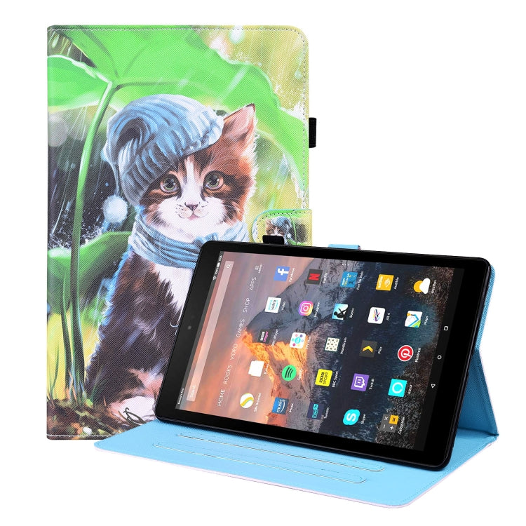 Custodia a libro motivo animale per Galaxy Tab A7 e S6 Lite