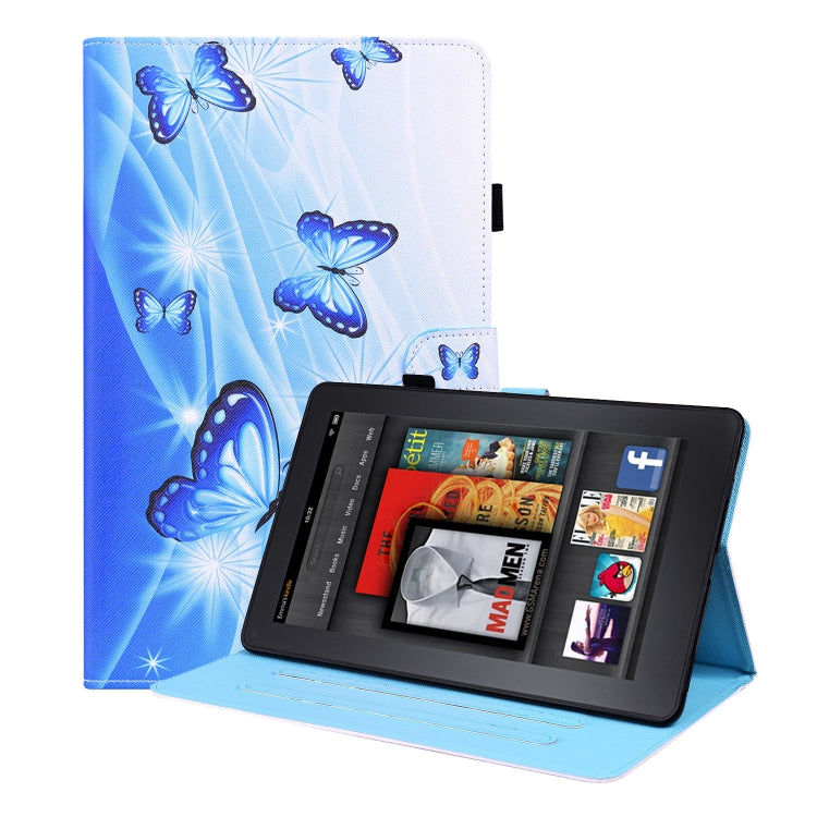 Custodia portafoglio in pelle per Amazon Fire HD 10 e Kindle