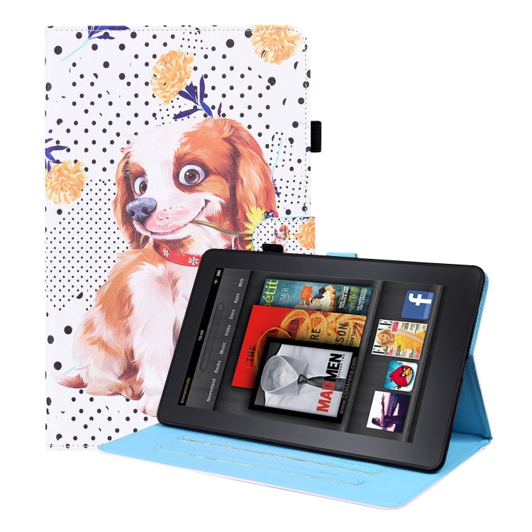 Custodia portafoglio in pelle per Amazon Fire HD 10 e Kindle