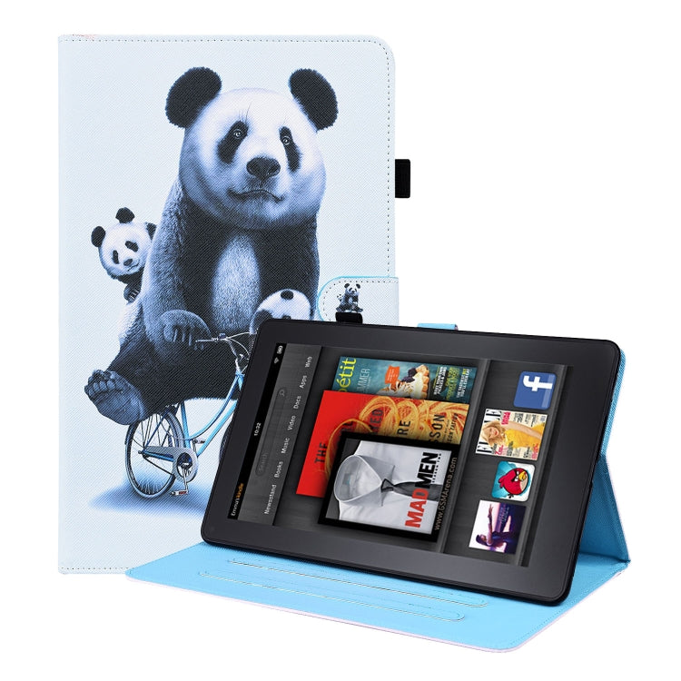 Custodia portafoglio in pelle per Amazon Fire HD 10 e Kindle