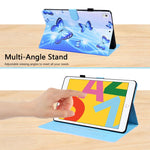 Custodia portafoglio in pelle per iPad con slot carte