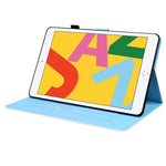 Custodia portafoglio in pelle per iPad con slot carte