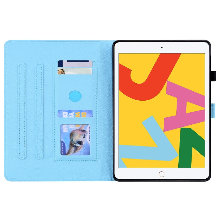 Custodia portafoglio in pelle per iPad con slot carte