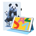 Custodia portafoglio in pelle per iPad con slot carte