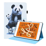 Custodia portafoglio in pelle per iPad con slot carte