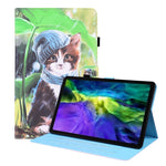 Custodia portafoglio in pelle per iPad con slot carte