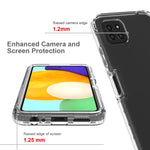 Custodia protettiva per PC + TPU altamente trasparente antiurto, For Samsung Galaxy A22 5G, For Samsung Galaxy A22 4G, For Samsung Galaxy A82 5G