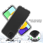 Custodia protettiva per PC + TPU altamente trasparente antiurto, For Samsung Galaxy A22 5G, For Samsung Galaxy A22 4G, For Samsung Galaxy A82 5G