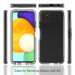 Custodia protettiva per PC + TPU altamente trasparente antiurto, For Samsung Galaxy A22 5G, For Samsung Galaxy A22 4G, For Samsung Galaxy A82 5G