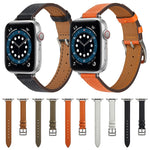 Cinturino in pelle per Apple Watch Series 7 6 SE 5 4 3 2 1