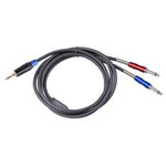 Cavo audio maschio mono 3,5 mm a doppio maschio 6,35 mm 1,8-5 m
