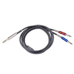 Cavo audio 6,35 mm maschio a doppio mono 1.8-5m