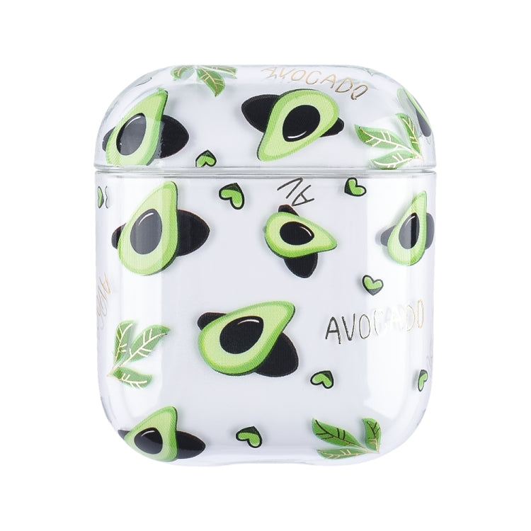 Bronzing Fruit Pattern PC Auricolare Custodia protettiva rigida, For AirPods 1 / 2, For AirPods Pro