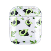 Bronzing Fruit Pattern PC Auricolare Custodia protettiva rigida, For AirPods 1 / 2, For AirPods Pro