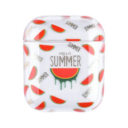 Bronzing Fruit Pattern PC Auricolare Custodia protettiva rigida, For AirPods 1 / 2, For AirPods Pro