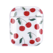 Bronzing Fruit Pattern PC Auricolare Custodia protettiva rigida, For AirPods 1 / 2, For AirPods Pro