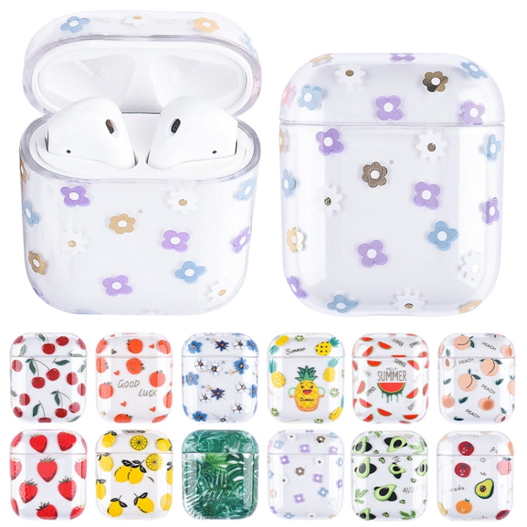 Custodia rigida PC con motivo frutta per AirPods 1/2 e Pro