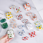 Custodia rigida PC con motivo frutta per AirPods 1/2 e Pro