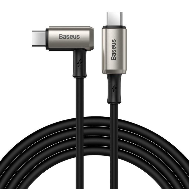 Baseus CATPN-01 100W 5A PD3.1 Gen2 USB-C / Tipo-C a USB-C / Tipo-C HD Cavo martello coassiale stesso schermo, lunghezza cavo: 1,5 m