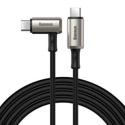 Baseus CATPN-01 100W 5A PD3.1 Gen2 USB-C / Tipo-C a USB-C / Tipo-C HD Cavo martello coassiale stesso schermo, lunghezza cavo: 1,5 m