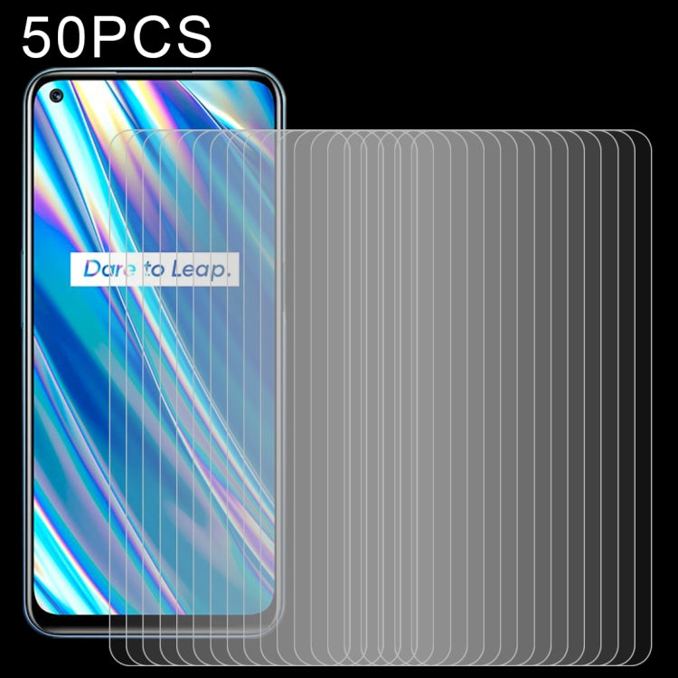 50 pellicole in vetro temperato da 0,26 mm 9H 2,5D, For OPPO Realme Q3 5G / Q3i 5G (50 PCS), For OPPO Realme GT Neo / GT Neo Flash (50 PCS), For OPPO Realme V13 5G (50 PCS), For OPPO Realme X7 Max 5G (50 PCS), For OPPO Realme Narzo 30 5G (50 PCS)      ...