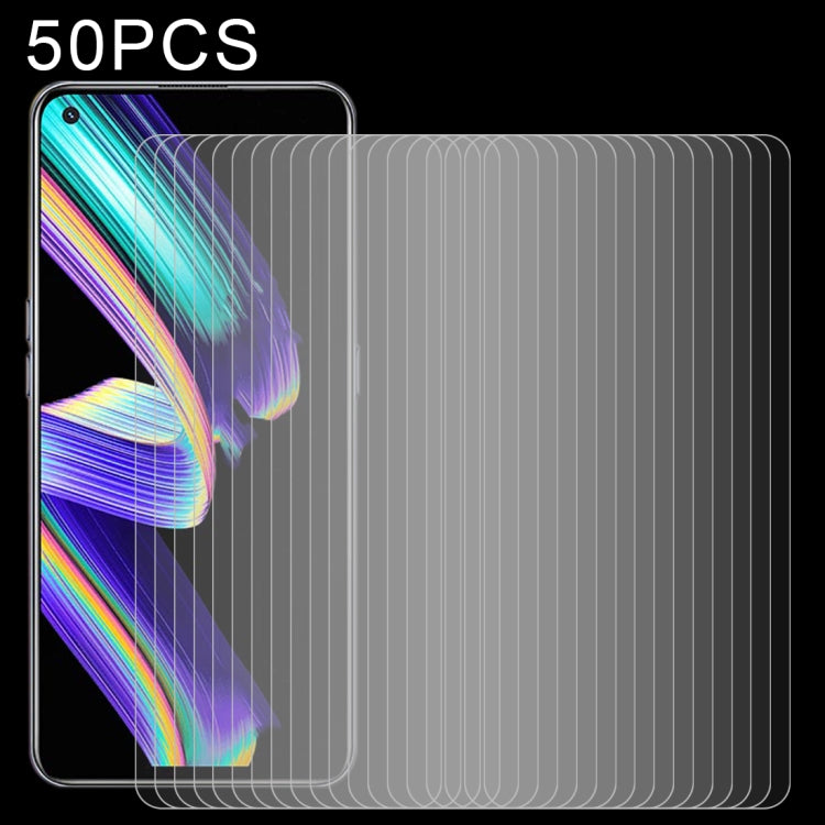 50 pellicole in vetro temperato da 0,26 mm 9H 2,5D, For OPPO Realme Q3 5G / Q3i 5G (50 PCS), For OPPO Realme GT Neo / GT Neo Flash (50 PCS), For OPPO Realme V13 5G (50 PCS), For OPPO Realme X7 Max 5G (50 PCS), For OPPO Realme Narzo 30 5G (50 PCS)      ...