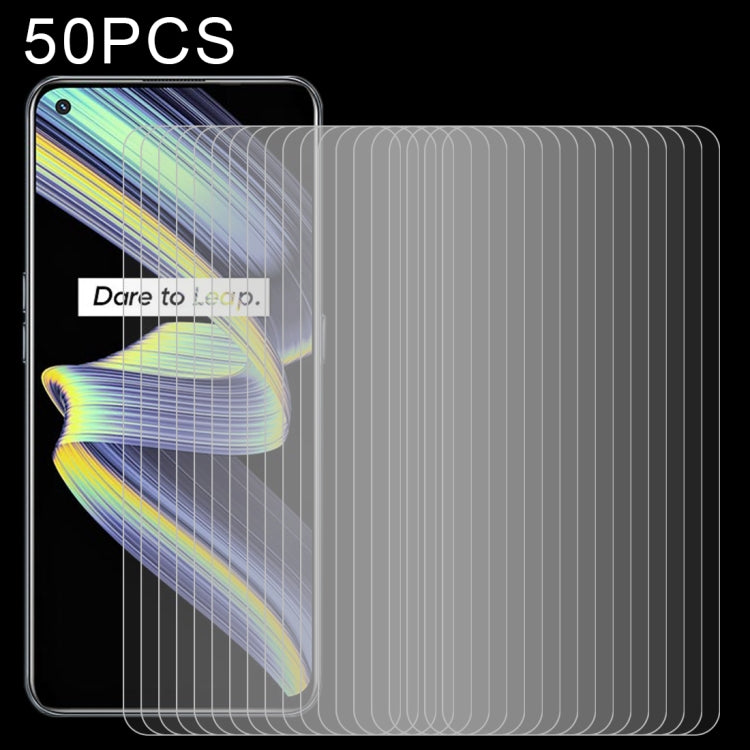 50 pellicole in vetro temperato da 0,26 mm 9H 2,5D, For OPPO Realme Q3 5G / Q3i 5G (50 PCS), For OPPO Realme GT Neo / GT Neo Flash (50 PCS), For OPPO Realme V13 5G (50 PCS), For OPPO Realme X7 Max 5G (50 PCS), For OPPO Realme Narzo 30 5G (50 PCS)      ...