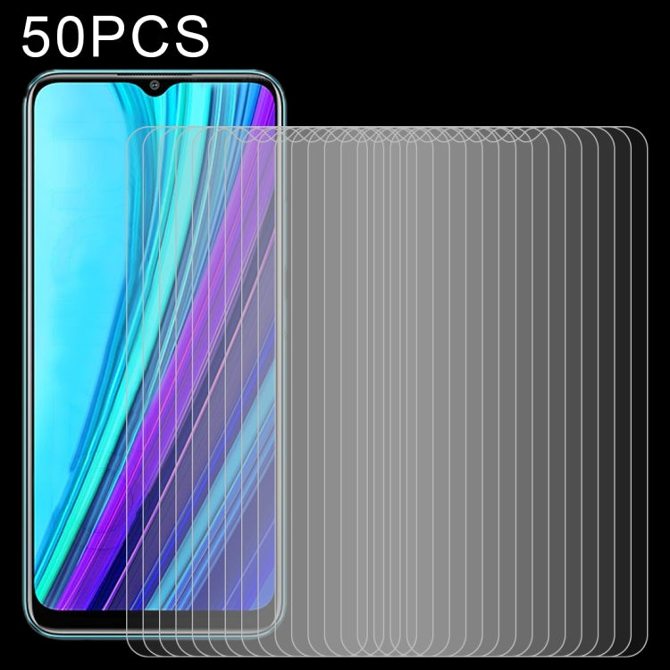 50 pellicole in vetro temperato da 0,26 mm 9H 2,5D, For OPPO Realme Q3 5G / Q3i 5G (50 PCS), For OPPO Realme GT Neo / GT Neo Flash (50 PCS), For OPPO Realme V13 5G (50 PCS), For OPPO Realme X7 Max 5G (50 PCS), For OPPO Realme Narzo 30 5G (50 PCS)      ...