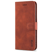 AZNS Skin Feel Calf Texture Custodia in pelle con apertura orizzontale con slot per carte, supporto e portafoglio, For iPhone 11 Pro, For iPhone 11, For iPhone 11 Pro Max, For iPhone XS / X