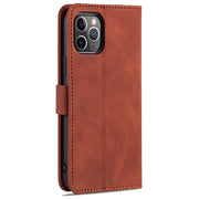 AZNS Skin Feel Calf Texture Custodia in pelle con apertura orizzontale con slot per carte, supporto e portafoglio, For iPhone 11 Pro, For iPhone 11, For iPhone 11 Pro Max, For iPhone XS / X