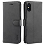 Custodia portafoglio in pelle con slot carte per iPhone 11 e XS