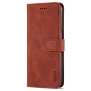 AZNS Skin Feel Calf Texture Custodia in pelle con apertura orizzontale con slot per carte, supporto e portafoglio, For iPhone XS Max, For iPhone XR