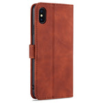Custodia portafoglio in pelle con slot carte per iPhone XS Max