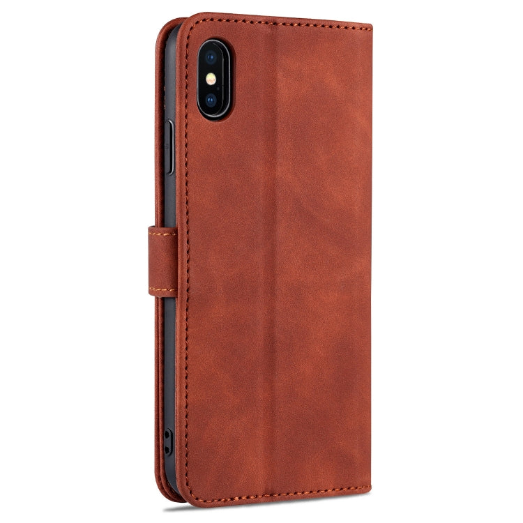 Custodia portafoglio in pelle con slot carte per iPhone XS Max
