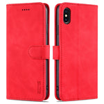 Custodia portafoglio in pelle con slot carte per iPhone XS Max