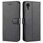Custodia portafoglio in pelle con slot carte per iPhone XS Max