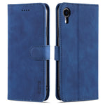 Custodia portafoglio in pelle con slot carte per iPhone XS Max