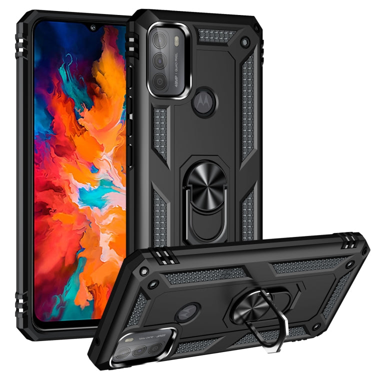 Custodia protettiva antiurto in TPU + PC con supporto girevole a 360 gradi, For Motorola Moto G Stylus 5G / 2021, For Motorola Moto G50, For Motorola Moto G60 / G40 Fusion