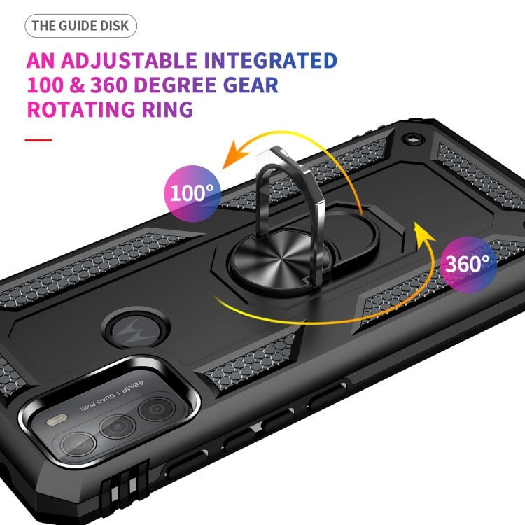 Custodia protettiva antiurto in TPU + PC con supporto girevole a 360 gradi, For Motorola Moto G Stylus 5G / 2021, For Motorola Moto G50, For Motorola Moto G60 / G40 Fusion