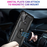 Custodia protettiva antiurto in TPU + PC con supporto girevole a 360 gradi, For Motorola Moto G Stylus 5G / 2021, For Motorola Moto G50, For Motorola Moto G60 / G40 Fusion
