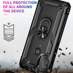 Custodia protettiva antiurto in TPU + PC con supporto girevole a 360 gradi, For Motorola Moto G Stylus 5G / 2021, For Motorola Moto G50, For Motorola Moto G60 / G40 Fusion
