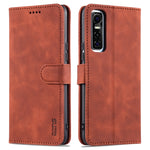 Custodia portafoglio in pelle con slot carte per OPPO A15