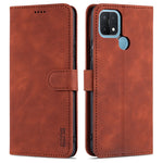 Custodia portafoglio in pelle con slot carte per OPPO A15