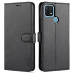 Custodia portafoglio in pelle con slot carte per OPPO A15