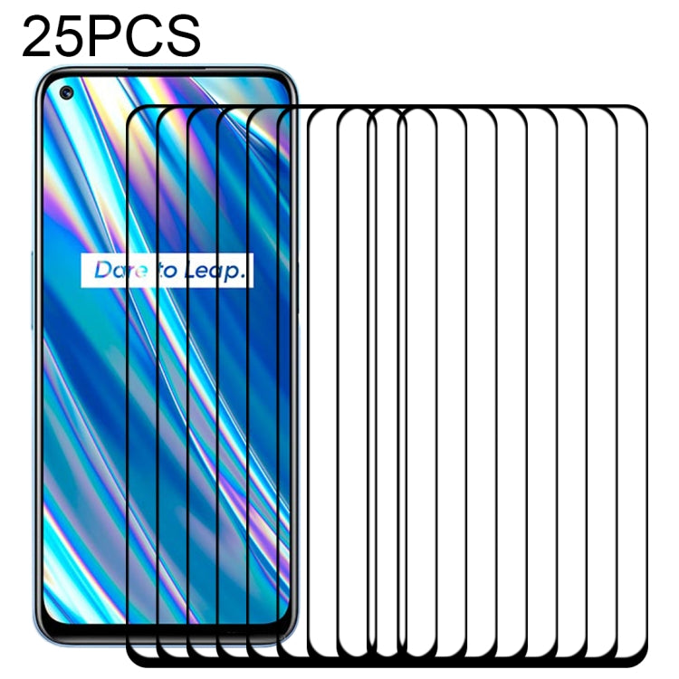 Pellicola in vetro temperato a schermo intero con colla intera da 25 pezzi, For OPPO Realme Q3 5G / Q3i 5G (25 PCS), For OPPO Realme GT Neo / GT Neo Flash (25 PCS), For OPPO Realme V13 5G (25 PCS), For OPPO Realme X7 Max 5G (25 PCS)                    ...