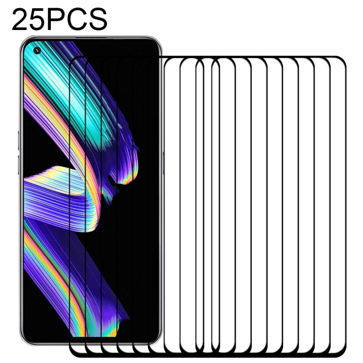 Pellicola in vetro temperato a schermo intero con colla intera da 25 pezzi, For OPPO Realme Q3 5G / Q3i 5G (25 PCS), For OPPO Realme GT Neo / GT Neo Flash (25 PCS), For OPPO Realme V13 5G (25 PCS), For OPPO Realme X7 Max 5G (25 PCS)                    ...