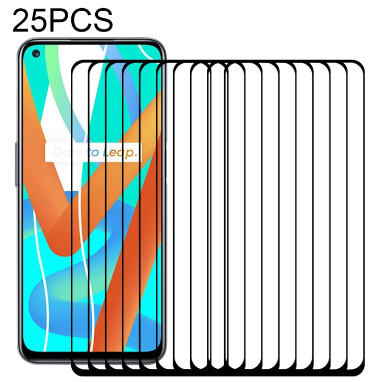 Pellicola in vetro temperato a schermo intero con colla intera da 25 pezzi, For OPPO Realme Q3 5G / Q3i 5G (25 PCS), For OPPO Realme GT Neo / GT Neo Flash (25 PCS), For OPPO Realme V13 5G (25 PCS), For OPPO Realme X7 Max 5G (25 PCS)                    ...