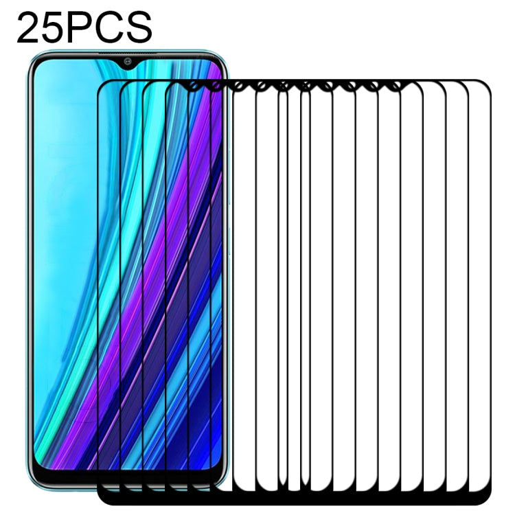 Pellicola in vetro temperato a schermo intero con colla intera da 25 pezzi, For OPPO Realme Q3 5G / Q3i 5G (25 PCS), For OPPO Realme GT Neo / GT Neo Flash (25 PCS), For OPPO Realme V13 5G (25 PCS), For OPPO Realme X7 Max 5G (25 PCS)                    ...