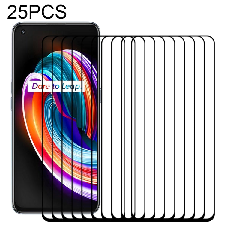 Pellicola in vetro temperato a schermo intero con colla intera da 25 pezzi, For OPPO Realme Q3 5G / Q3i 5G (25 PCS), For OPPO Realme GT Neo / GT Neo Flash (25 PCS), For OPPO Realme V13 5G (25 PCS), For OPPO Realme X7 Max 5G (25 PCS)                    ...