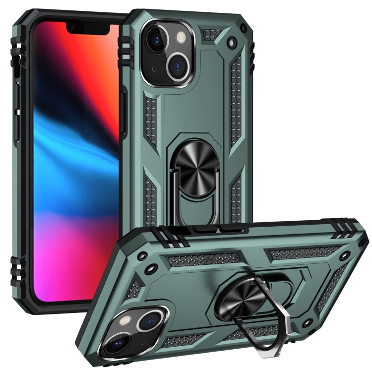 Custodia protettiva antiurto in TPU + PC con supporto girevole a 360 gradi, For iPhone 13, For iPhone 13 mini, For iPhone 13 Pro